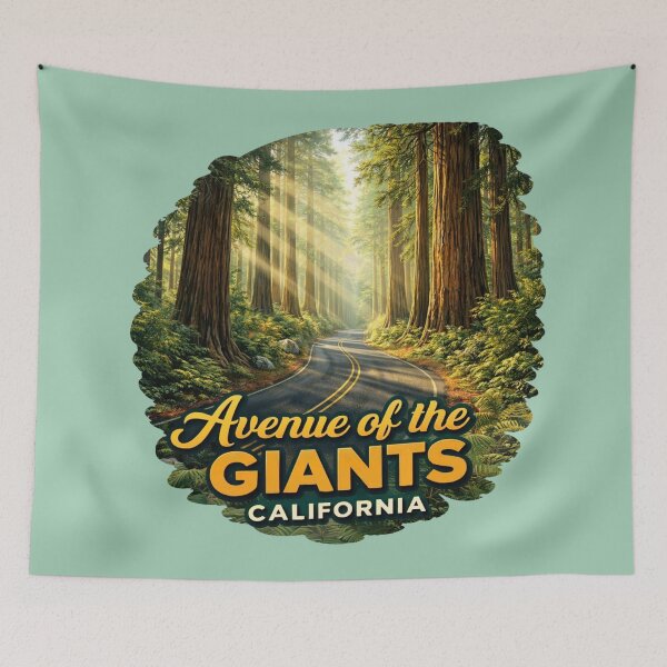 Item preview, Avenue of the Giants, California - Redwood Highway designed and sold by Myra365Art.