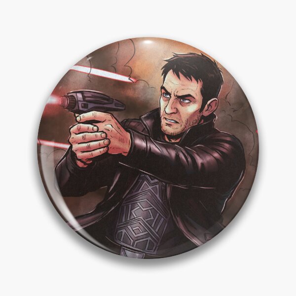 Item preview, Defiant Captain Under Fire designed and sold by BrushBansheeStore.