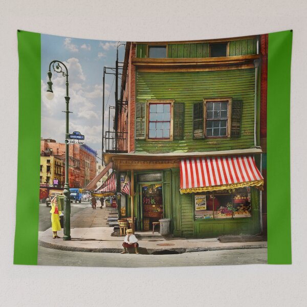 Item preview, City - NY - The corner store 1936 designed and sold by Mike Savad Photography.