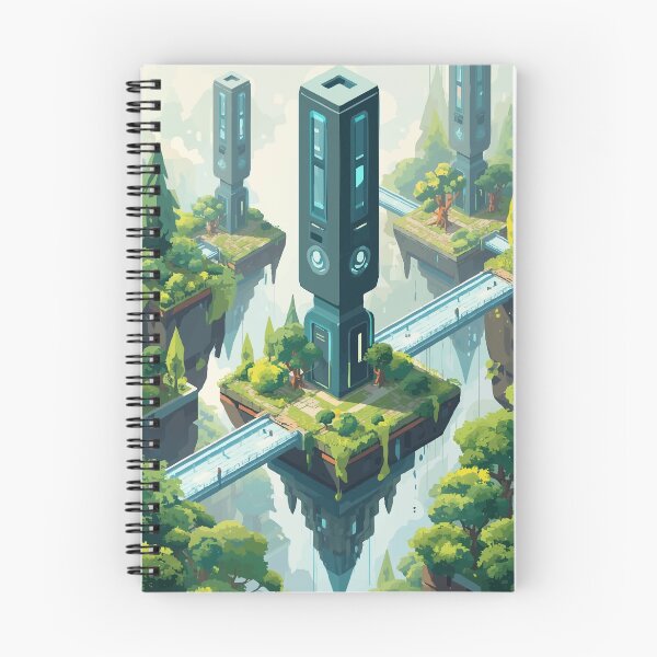 Item preview, Treetop Tech Temple designed and sold by AbstractAnom.