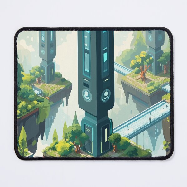 Item preview, Treetop Tech Temple designed and sold by AbstractAnom.
