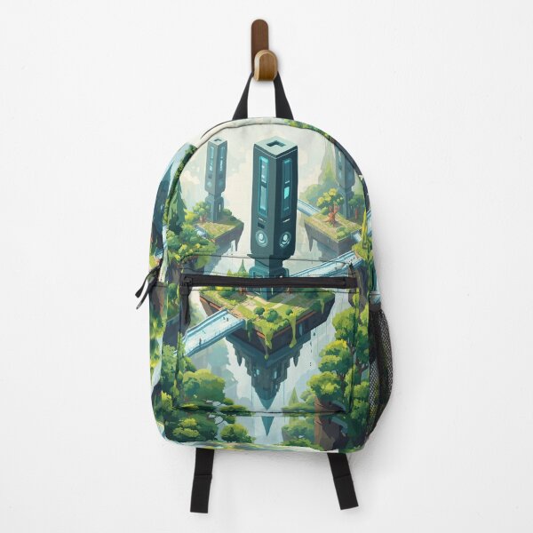 Item preview, Treetop Tech Temple designed and sold by AbstractAnom.