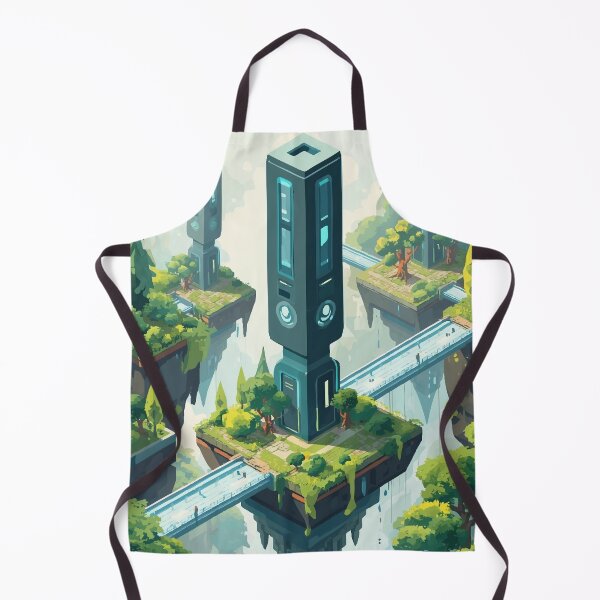 Item preview, Treetop Tech Temple designed and sold by AbstractAnom.
