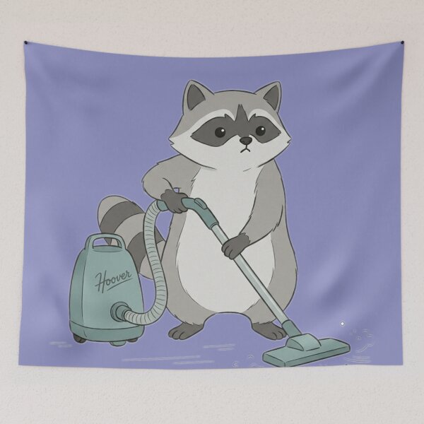 Item preview, Raccoon cleaning designed and sold by The King's general goods.