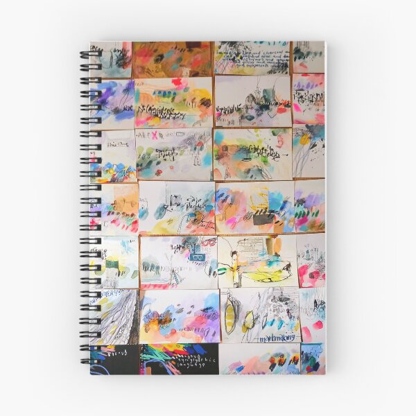 Item preview, postcards mini art work mixed media bugs insects moths butterflies designed and sold by WhatNadeMade.