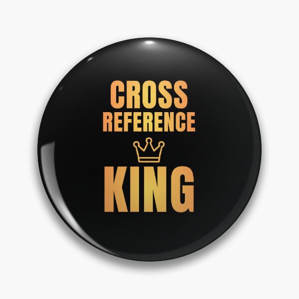 Item preview,  Cross Reference King – Funny Audit Intern Shirt for Accountants & CPA Students   designed and sold by FCA SIR MERCH .