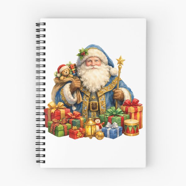 Item preview, Watercolor Vintage Santa Claus with Gifts designed and sold by silviaol.