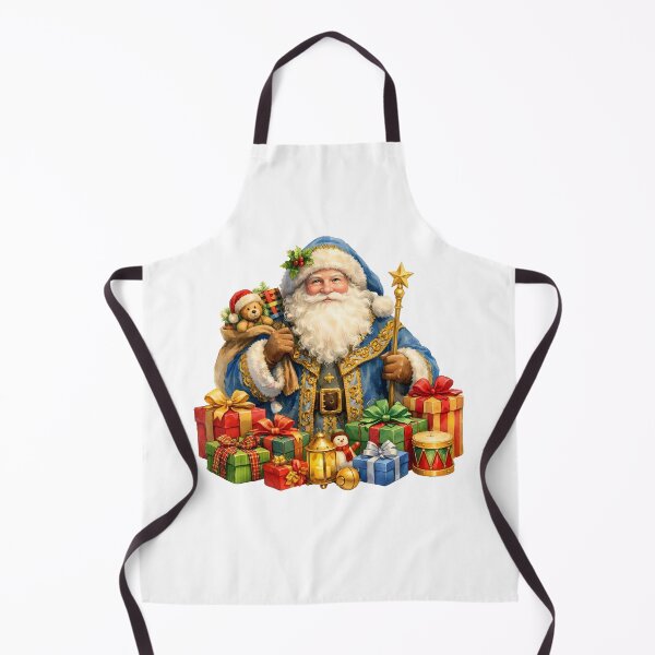Item preview, Watercolor Vintage Santa Claus with Gifts designed and sold by silviaol.
