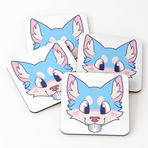 Item preview, Doggy Blep - Trans Pride designed and sold by renjaminnifer2.