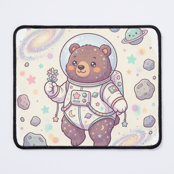 Item preview, Kawaii Space Bear: Little Astronaut in the Galaxy designed and sold by Sprklebrand.