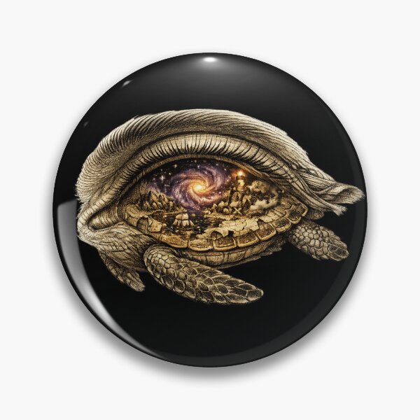 Item preview, Turtle Eye Universe — Galaxy Within | Surreal Nature Art Print designed and sold by ArtoryWorks.