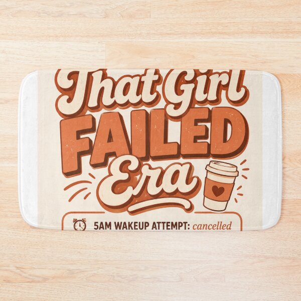 Item preview, Currently in My That Girl Failed Era – Funny Self Aware Typography Art | Relatable Humor Gift designed and sold by irfanshikh.