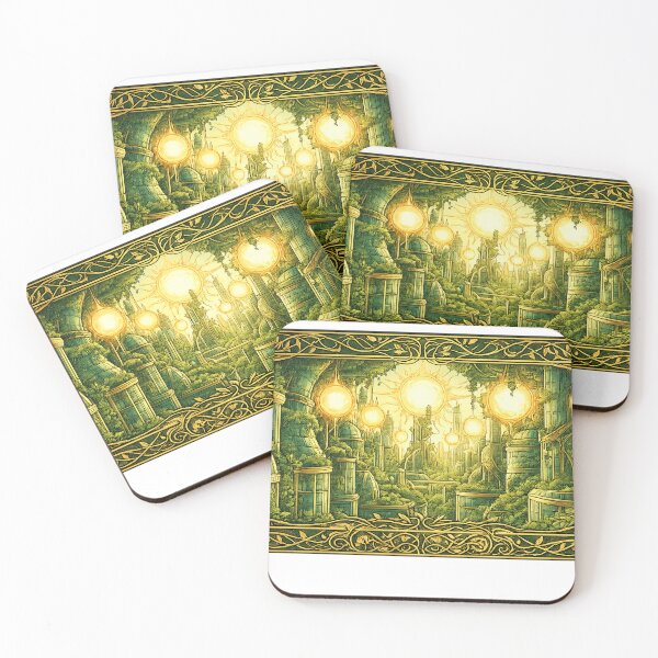 Item preview, Futuristic Nature Tarot Graphic designed and sold by krish-prints.