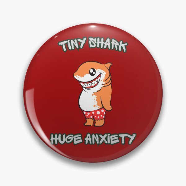 Item preview, TINY SHARK HUGE ANXIETY designed and sold by Creative Panda Designs.