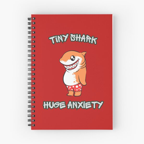 Item preview, TINY SHARK HUGE ANXIETY designed and sold by Creative Panda Designs.