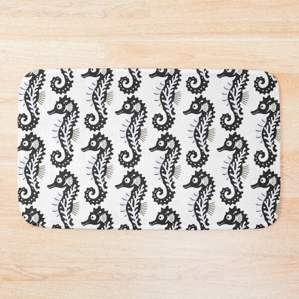 Item preview, Seahorse with decorative details designed and sold by BetweenForms.