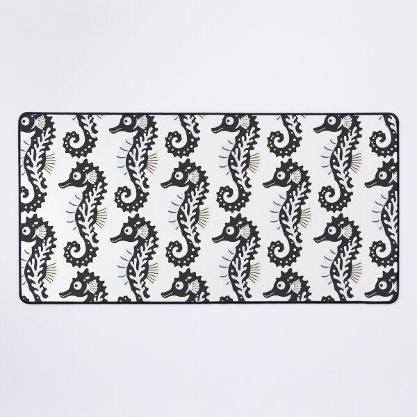 Item preview, Seahorse with decorative details designed and sold by BetweenForms.