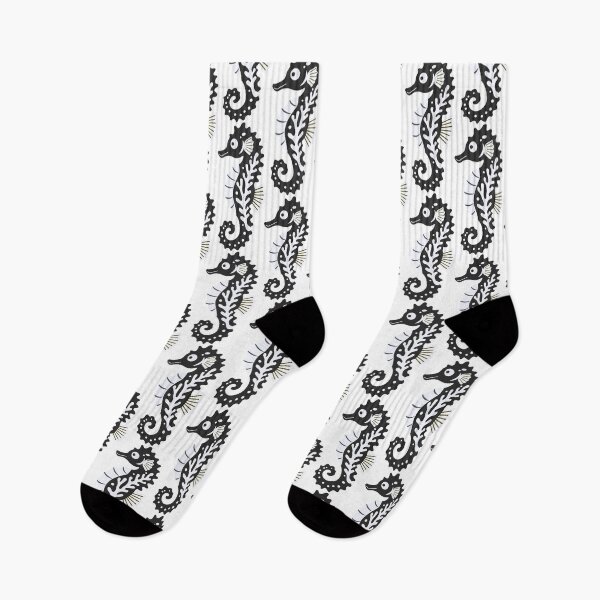 Item preview, Seahorse with decorative details designed and sold by BetweenForms.