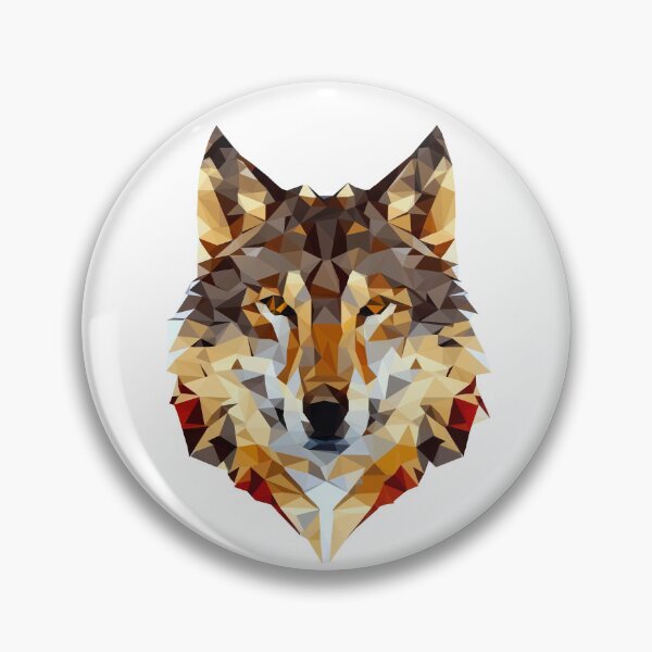 Artikelvorschau, Wolf entworfen und verkauft von Lowpolyworld.