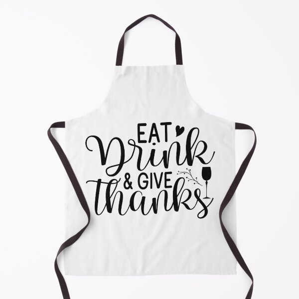 Item preview, Eat Drink And Give Thanks - Cute Autumn Thanksgiving Holiday Feast Gift designed and sold by FuzionRaptor.