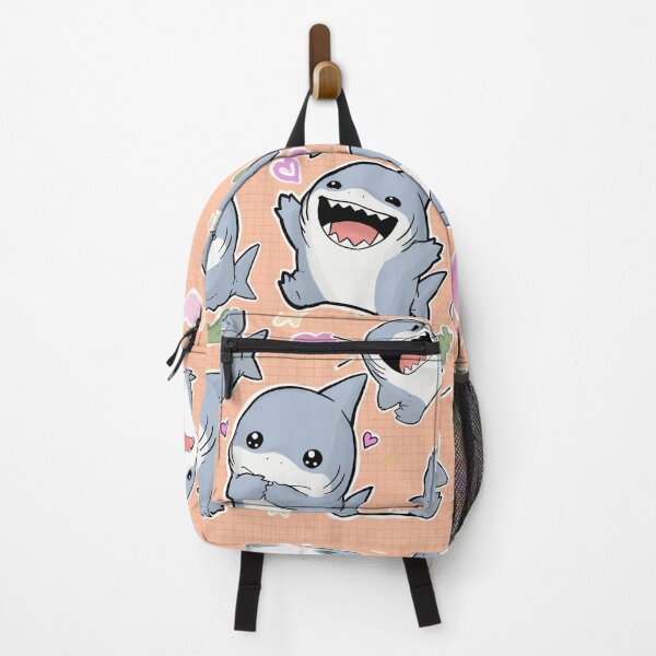 Item preview, Adorable Sharks Wallpaper designed and sold by BrushBansheeStore.
