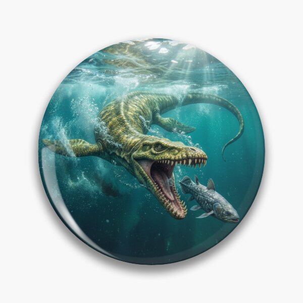 Item preview, Plesiosaurus Chases a Coelacanth designed and sold by Tridentulus.