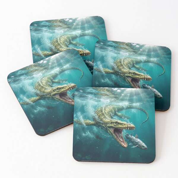Item preview, Plesiosaurus Chases a Coelacanth designed and sold by Tridentulus.