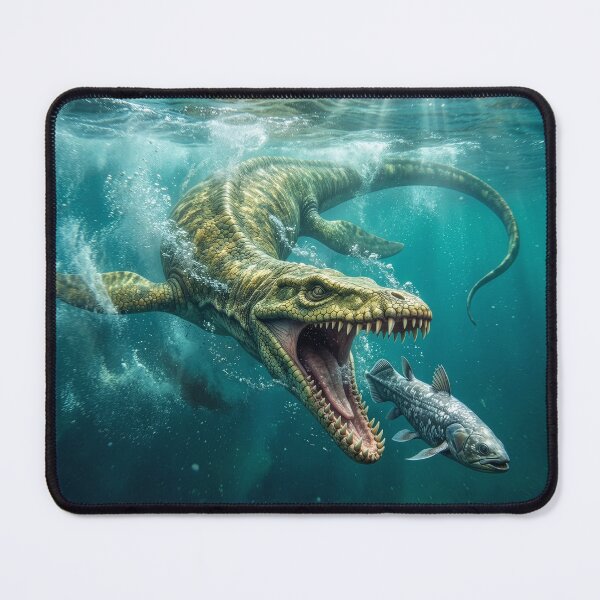 Item preview, Plesiosaurus Chases a Coelacanth designed and sold by Tridentulus.
