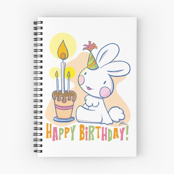 Item preview, Mel the rabbit happy birthday designed and sold by Konopikyu.