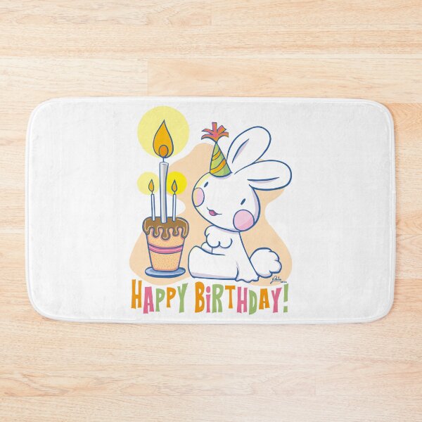 Item preview, Mel the rabbit happy birthday designed and sold by Konopikyu.