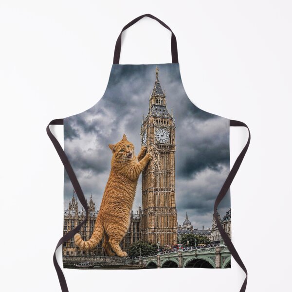 Item preview, Ginger cat and Big Ben designed and sold by Carocas20.
