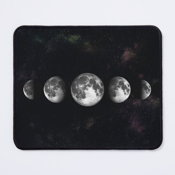 Item preview, lunar phases celestial cycle - mystic cosmic nebula. designed and sold by FahdSpaceArt.