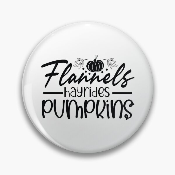 Item preview, Flannels Hayrides Pumpkins - Cute Autumn Thanksgiving Holiday Gift designed and sold by FuzionRaptor.