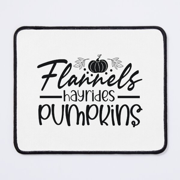 Item preview, Flannels Hayrides Pumpkins - Cute Autumn Thanksgiving Holiday Gift designed and sold by FuzionRaptor.