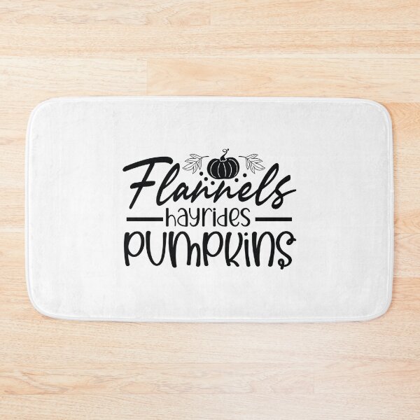 Item preview, Flannels Hayrides Pumpkins - Cute Autumn Thanksgiving Holiday Gift designed and sold by FuzionRaptor.