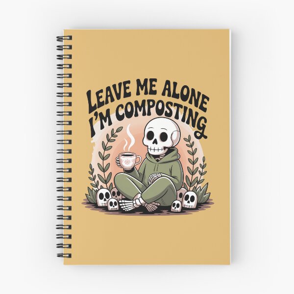 Item preview, Leave Me Alone I'm Composting Skeleton Coffee Lover designed and sold by Raw Tigers.