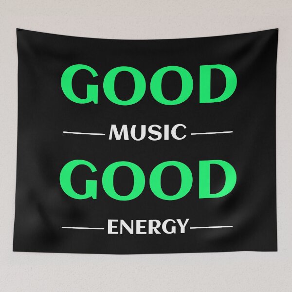 Item preview, Good Music. Good Energy. designed and sold by TheFineShirt.