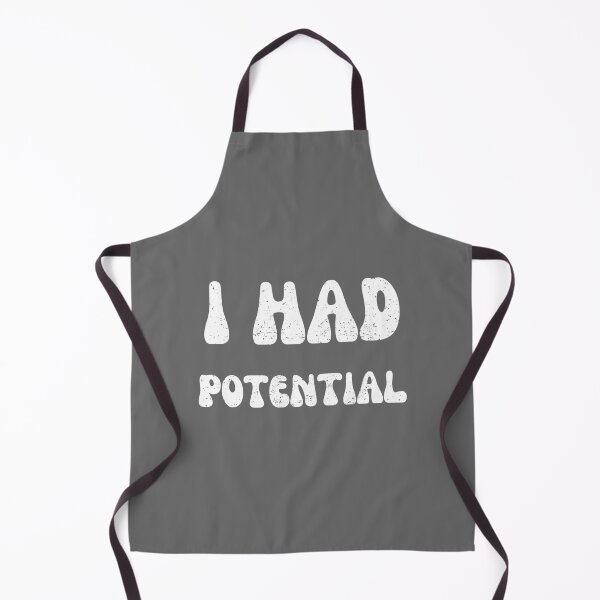 Item preview, I Had Potential, Retro Physics Joke, Vintage Style designed and sold by artprintschabab.