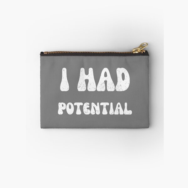 Item preview, I Had Potential, Retro Physics Joke, Vintage Style designed and sold by artprintschabab.
