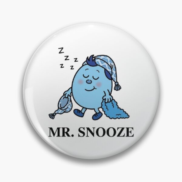 Item preview, Mr Snooze Character Funny Cartoon Blue Animated Sleep Bed Bedroom Tired Relatable Feeling designed and sold by SamiraArts.