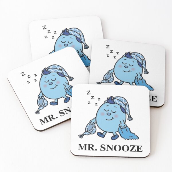 Item preview, Mr Snooze Character Funny Cartoon Blue Animated Sleep Bed Bedroom Tired Relatable Feeling designed and sold by SamiraArts.