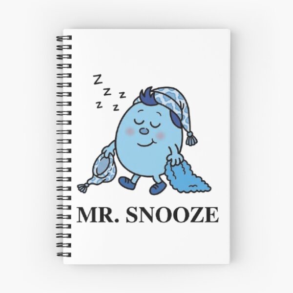 Item preview, Mr Snooze Character Funny Cartoon Blue Animated Sleep Bed Bedroom Tired Relatable Feeling designed and sold by SamiraArts.