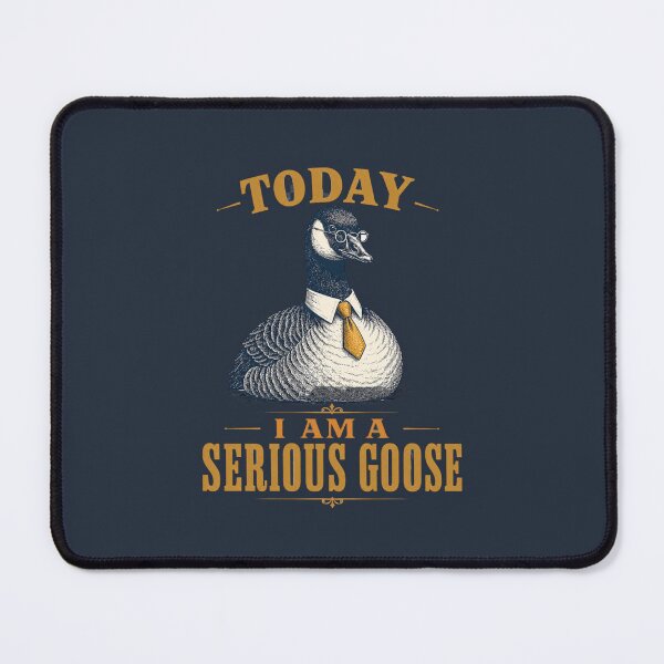 Item preview, Today I Am A Serious Goose Funny Vintage Goose Meme designed and sold by PunchDrop.