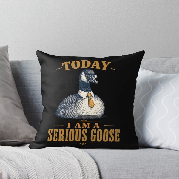 Item preview, Today I Am A Serious Goose Funny Vintage Goose Meme designed and sold by PunchDrop.