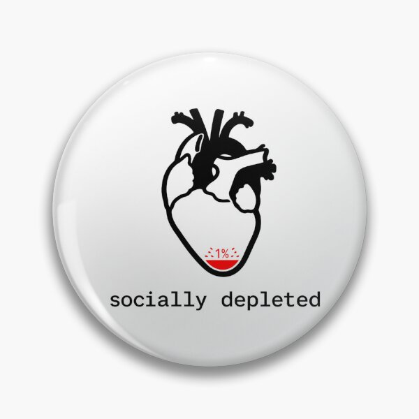Item preview, Low Battery Anatomical Heart designed and sold by krish-prints.