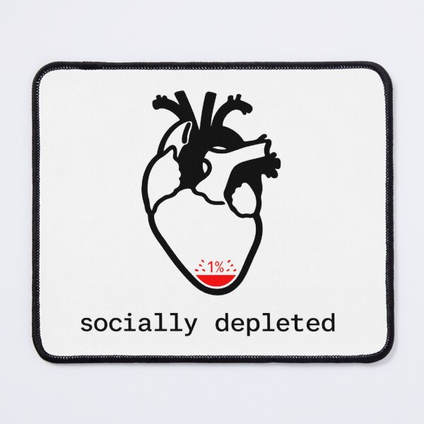 Item preview, Low Battery Anatomical Heart designed and sold by krish-prints.