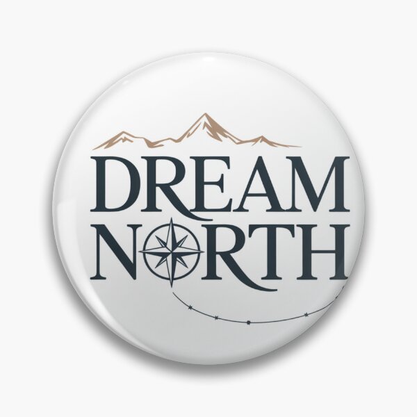 Item preview, Dream North Mountain Compass Adventure Typography Design designed and sold by FusiTink.