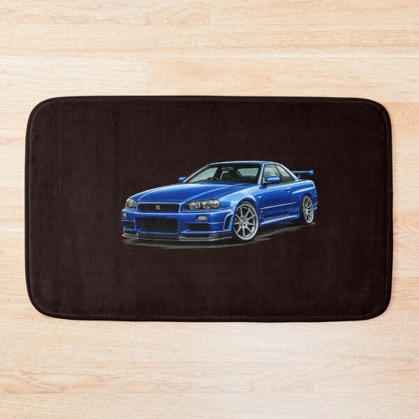 Item preview, Blue Retro Japanese Drift Car designed and sold by Hobby-up.