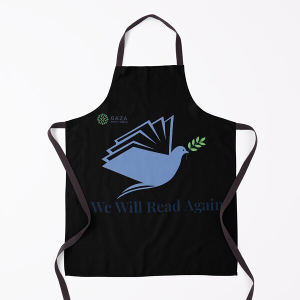 Item preview, Dove Book Peace, We Will Read Again, Light Blue - Gaza Great Minds Logo, UL designed and sold by Gaza Great Minds .
