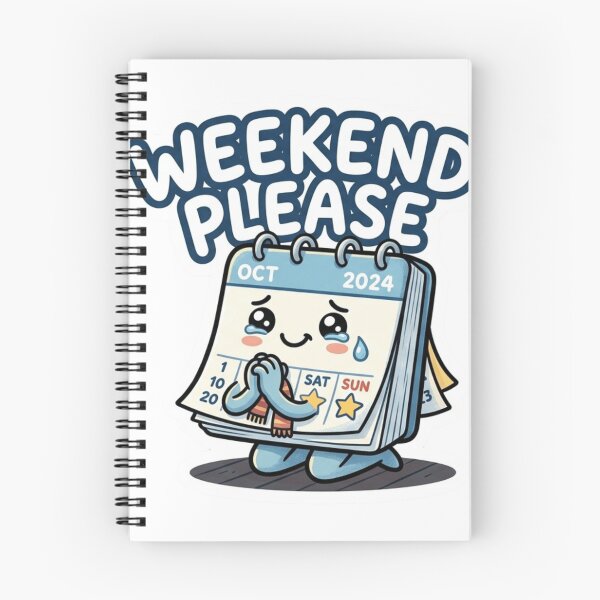 Item preview, Weekend Please Sticker | Work Mood designed and sold by CutePlix.
